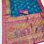 Teal pashmina paithani silk saree with beautifully multicolor border and pallu