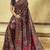 Black hand woven  munga cotton blend saree with blouse