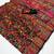 Black hand woven  munga cotton blend saree with blouse