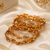 Gold Plated Elegant Leaf Designer Bangles