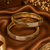Antique Gold Finish Zircon Studded Oxidized Bangles