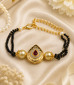 Heritage Ruby Drop Mangalsutra Bracelet
