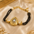 Classic kundan teardrop mangalsutra bracelet