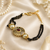 Floral ruby heritage mangalsutra bracelet