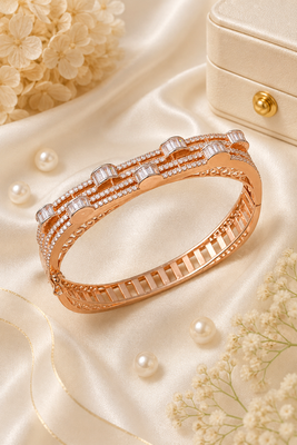 Rose royale american diamond bracelet 1