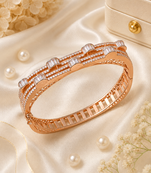 Rose royale american diamond bracelet