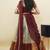 South Indian Style Half Saree With Embroidery Work Blouse & Dupatta for Women