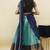 South Indian Style Half Saree With Embroidery Work Blouse & Dupatta for Women