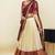 South Indian Style Half Saree With Embroidery Work Blouse & Dupatta for Women