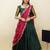 South Indian Style Half Saree With Blouse & Dupatta for Women