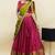 South Indian Style Half Saree With Blouse & Dupatta for Women