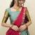 South Indian Style Half Saree With Blouse & Dupatta for Women