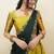 South Indian Style Half Saree With Blouse & Dupatta for Women