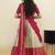 South Indian Style Half Saree With Embroidery Work Blouse & Dupatta for Women