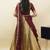 South Indian Style Half Saree With Beads & Hand Work Blouse & Dupatta for Women
