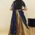 South Indian Style Half Saree With Beads & Hand Work Blouse & Dupatta for Women