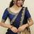 South Indian Style Half Saree With Beads & Hand Work Blouse & Dupatta for Women