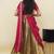 South Indian Style Half Saree With Beads & Hand Work Blouse & Dupatta for Women