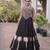 Black Roman Fabric Kutchi Gamthi Embroidered Chaniya choli for navratri