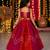 Pink premium roman silk navratri lehenga choli set for girls | fully flared festive wear