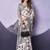 off white premium fancy cotton blend partywear saree