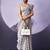 off white premium fancy cotton blend partywear saree
