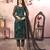glamorous black heavy cording and sequin net salwar suit