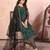 glamorous black heavy cording and sequin net salwar suit
