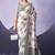 off white premium fancy cotton blend partywear saree