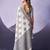 off white premium fancy cotton blend partywear saree