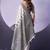 off white premium fancy cotton blend partywear saree