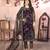 glamorous wine purple heavy cording and sequin net salwar suit
