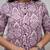 Women's purple digital print cotton kurta set