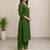 Women's red digital print cotton kurta set