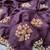 Wine Color Original beeds work with floral design Silk Blend Saree