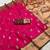 Pink  faux banarasi silk saree with paithani rich weaved pallu and blouse