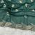 Dark Green Color Embroidery Star Georgette Saree