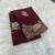 Maroon Color Embroidery Star Georgette Saree