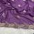 Purple Color Embroidery Star Georgette Saree