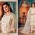 glamorous off-white heavy cording and sequin semi-stitched net salwar suit