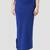 Neckbook royal blue solid drawstring best slim fit saree shapewear for women