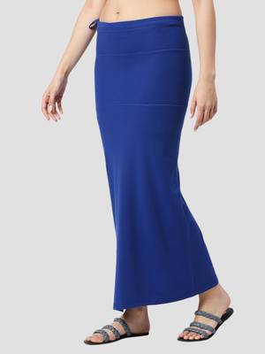 Neckbook royal blue solid drawstring best slim fit saree shapewear for women 2