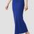 Neckbook royal blue solid drawstring best slim fit saree shapewear for women