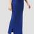 Neckbook royal blue solid drawstring best slim fit saree shapewear for women