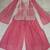 Pink faux georgette readymade sharara salwar suit collection