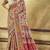 White hand woven  munga cotton blend saree with blouse