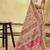White hand woven  munga cotton blend saree with blouse