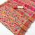 White hand woven  munga cotton blend saree with blouse