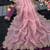 Pink Color Embroidery lace border Tissue Net Saree