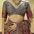 Grey hand woven  munga cotton blend saree with blouse